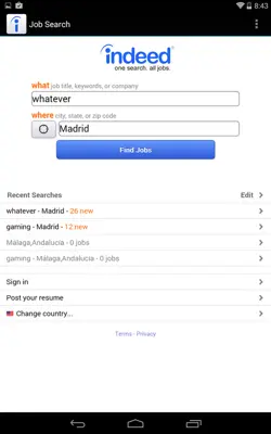 Indeed Job Search android App screenshot 3